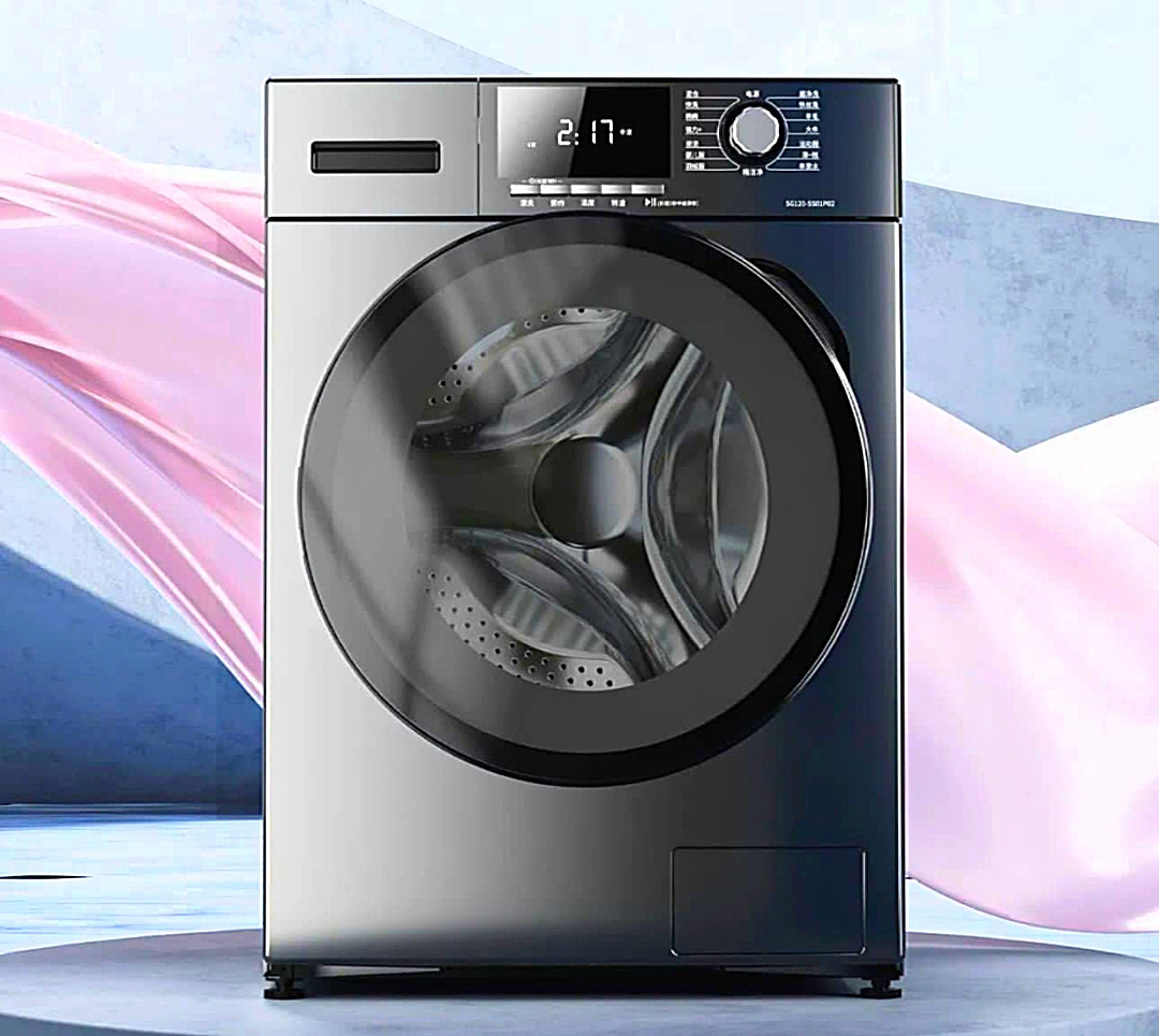 Smart Front-Loading Washing Machine & Dryer Combo – Fully Automatic High-Capacity Washer, LED Digital Display, Multiple Wash Cycles, Energy Efficient & Ultra-Quiet for Home Laundry
