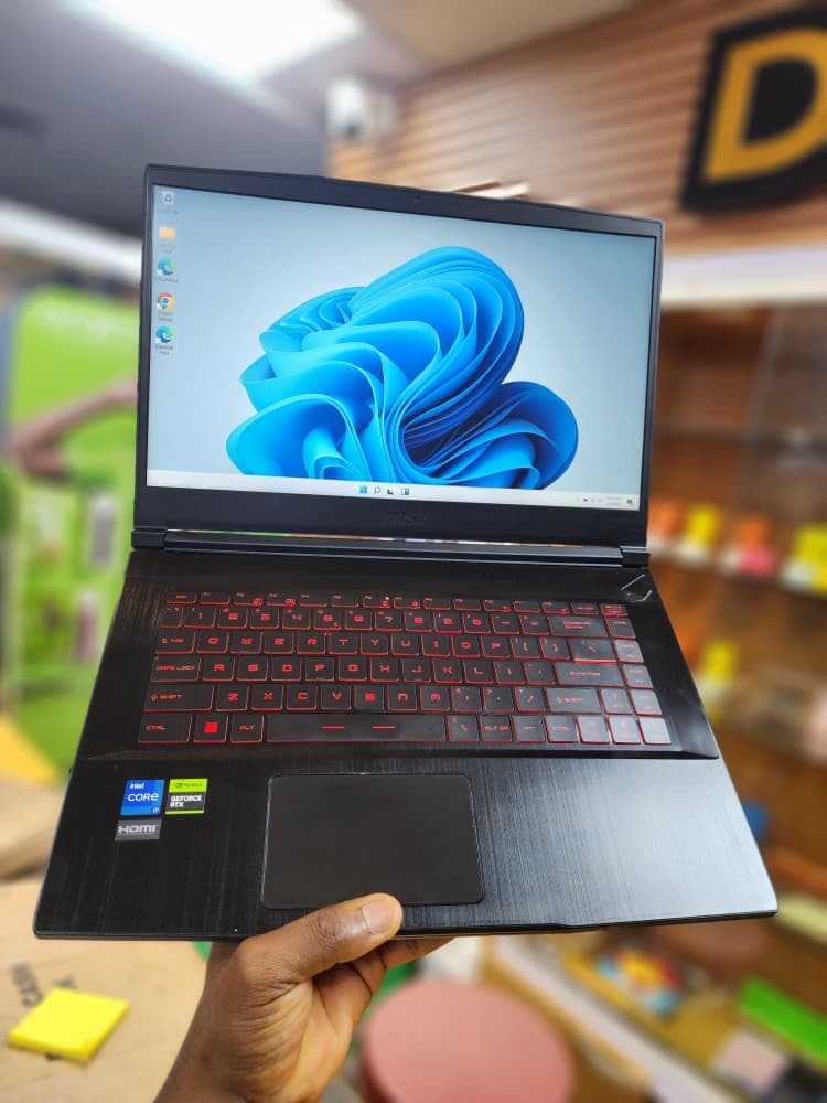 MSI GF63 Thin 11UC Gaming Laptop | 15.6" 144Hz Display | Intel Core i7 11th Gen | 16GB RAM | 512GB SSD | NVIDIA GeForce RTX 3050 4GB GPU | Ultra-Portable Performance