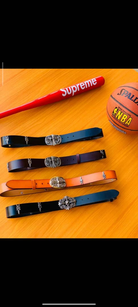 Neon Rainbow Cross Belt Black Leather Silver Rivets Oversized Buckle Gothic Punk Y2K Streetwear Unisex Luxury Hype Belt