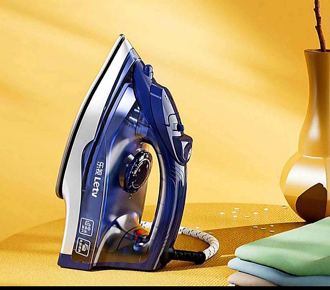 Letv Professional Steam Iron – High-Pressure Handheld Garment Steamer with Ceramic Soleplate & Precision Temperature Control for Clothes
