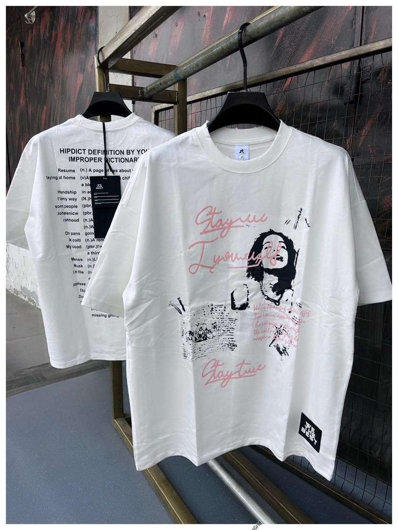 Men's Oversized Graphic Print Streetwear T-Shirt